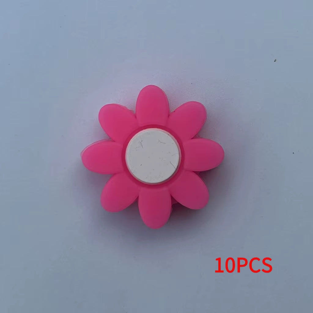 10PCS Cute Cartoon Tennis Vibration Dampeners Tennis Racket anti Vibration Flag Animal Tennis Racquet Damper Tennis Accessories
